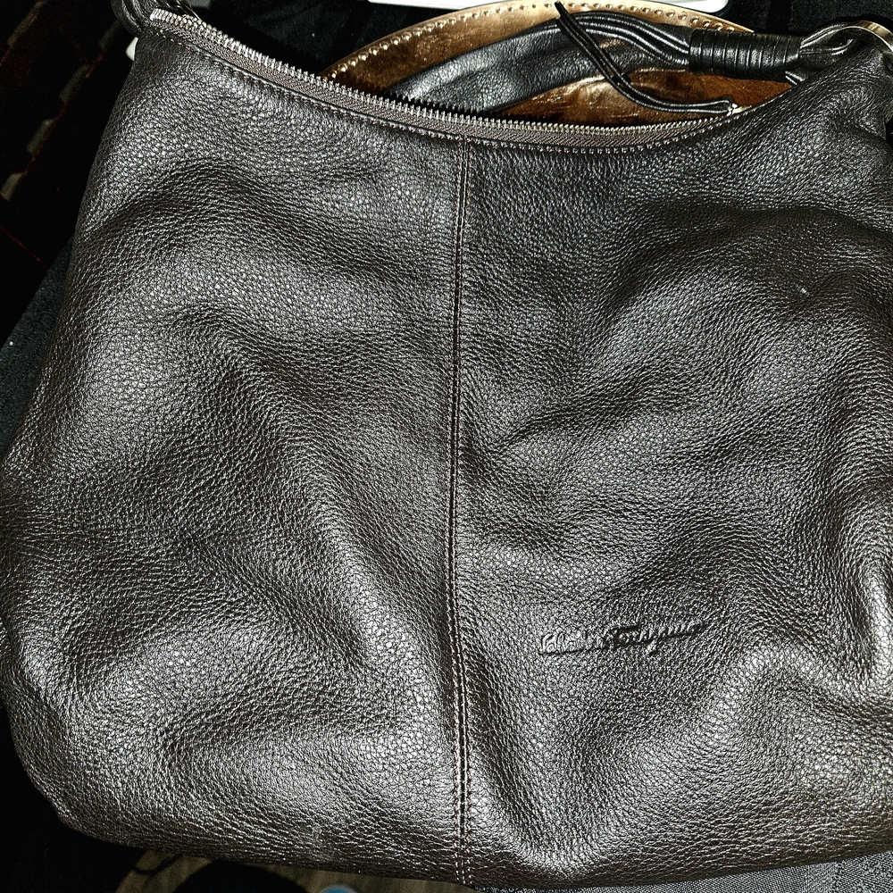 Salvatore Ferragamo Black Shoulder Bag